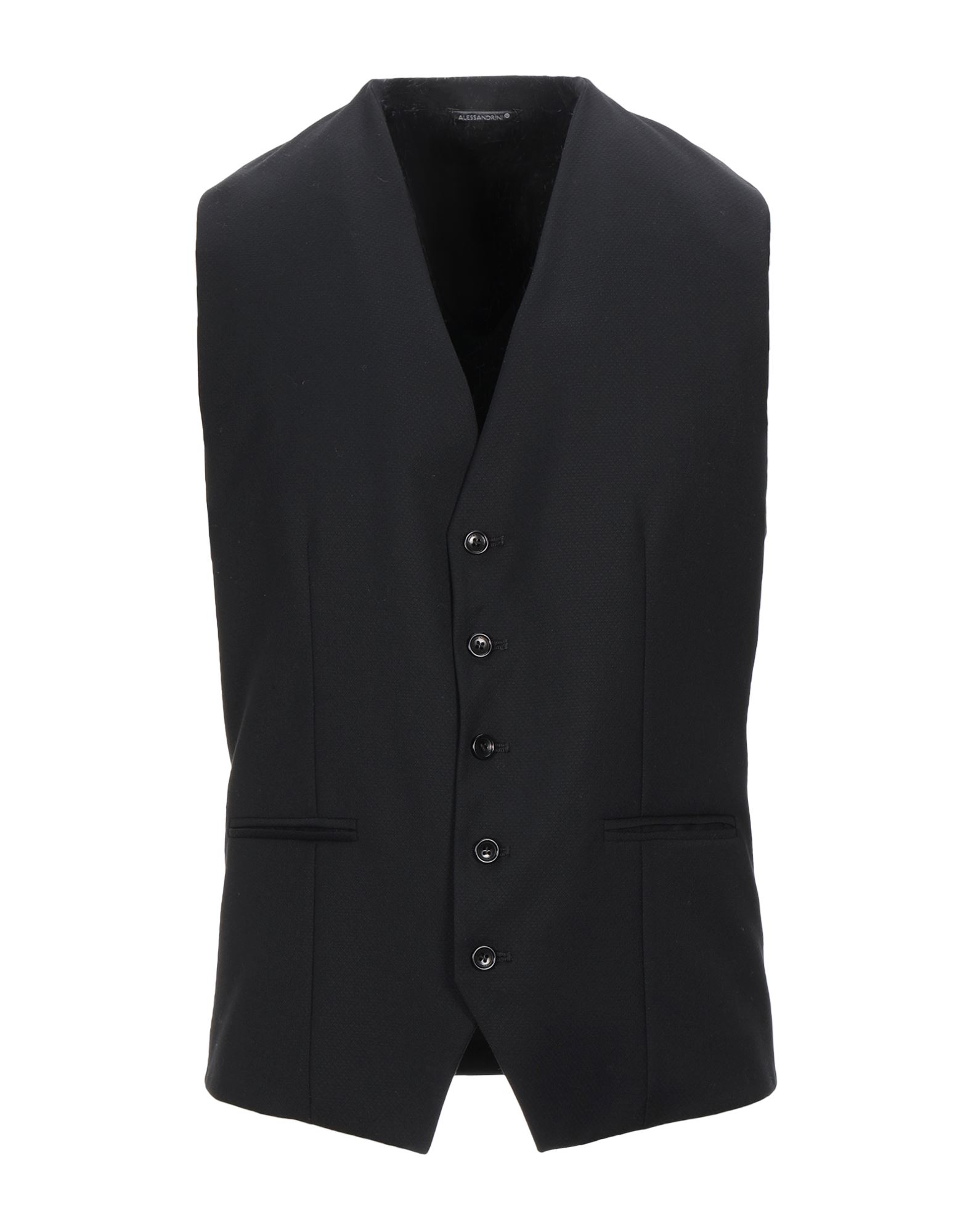 DANIELE ALESSANDRINI HOMME Couture-weste Herren Schwarz von DANIELE ALESSANDRINI HOMME