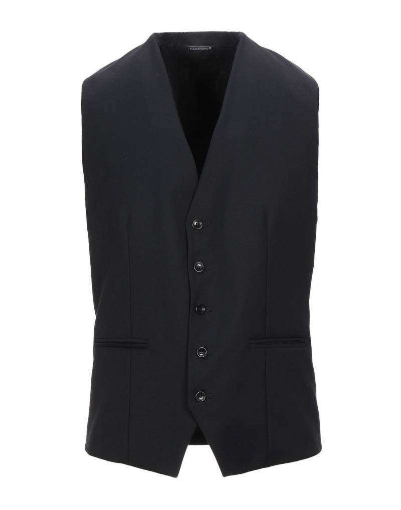 DANIELE ALESSANDRINI HOMME Couture-weste Herren Schwarz von DANIELE ALESSANDRINI HOMME