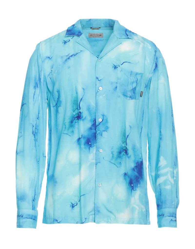 DANIELE ALESSANDRINI HOMME Hemd Herren Azurblau von DANIELE ALESSANDRINI HOMME