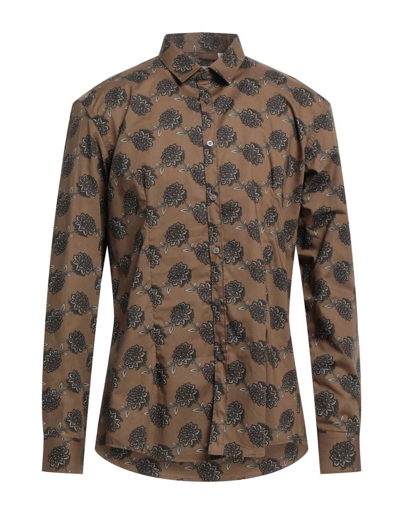 DANIELE ALESSANDRINI HOMME Hemd Herren Braun von DANIELE ALESSANDRINI HOMME