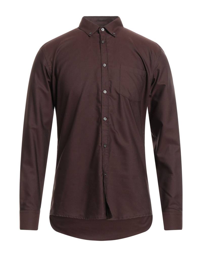 DANIELE ALESSANDRINI HOMME Hemd Herren Dunkelbraun von DANIELE ALESSANDRINI HOMME