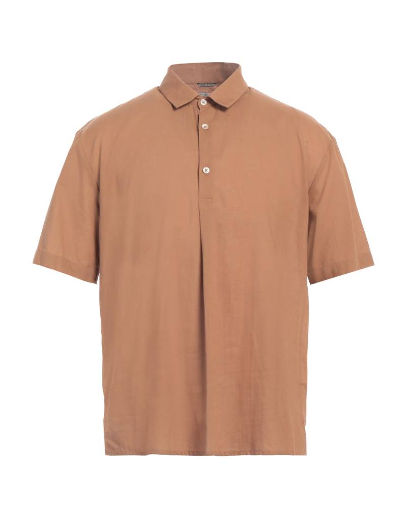 DANIELE ALESSANDRINI HOMME Hemd Herren Lederfarben von DANIELE ALESSANDRINI HOMME