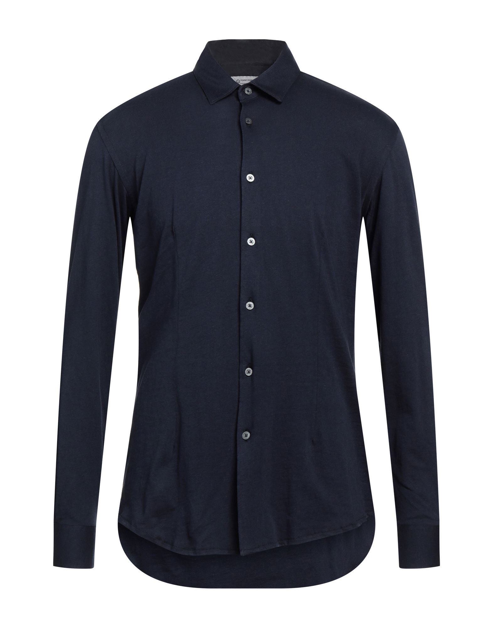 DANIELE ALESSANDRINI HOMME Hemd Herren Nachtblau von DANIELE ALESSANDRINI HOMME