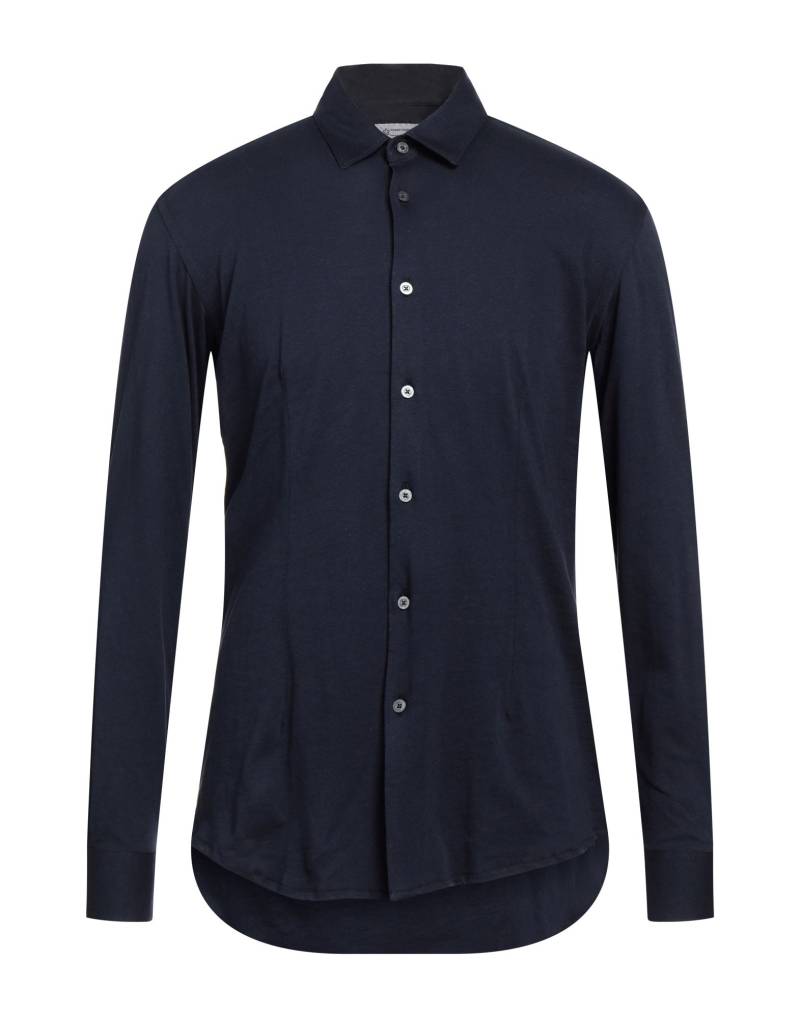 DANIELE ALESSANDRINI HOMME Hemd Herren Nachtblau von DANIELE ALESSANDRINI HOMME
