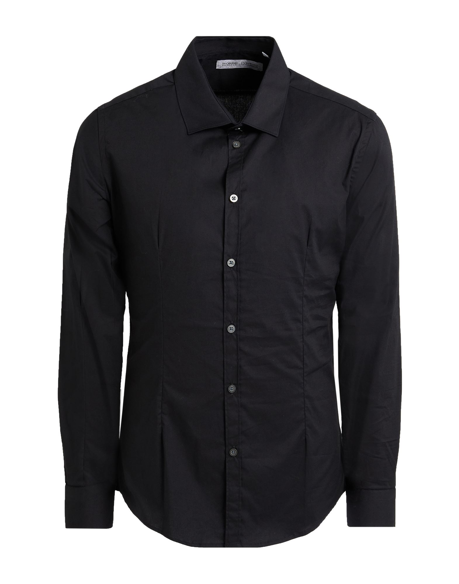 DANIELE ALESSANDRINI HOMME Hemd Herren Schwarz von DANIELE ALESSANDRINI HOMME