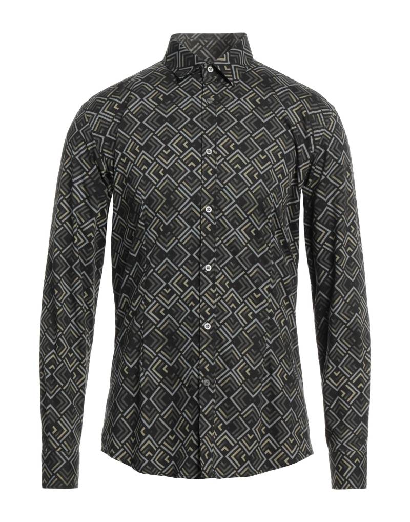 DANIELE ALESSANDRINI HOMME Hemd Herren Schwarz von DANIELE ALESSANDRINI HOMME