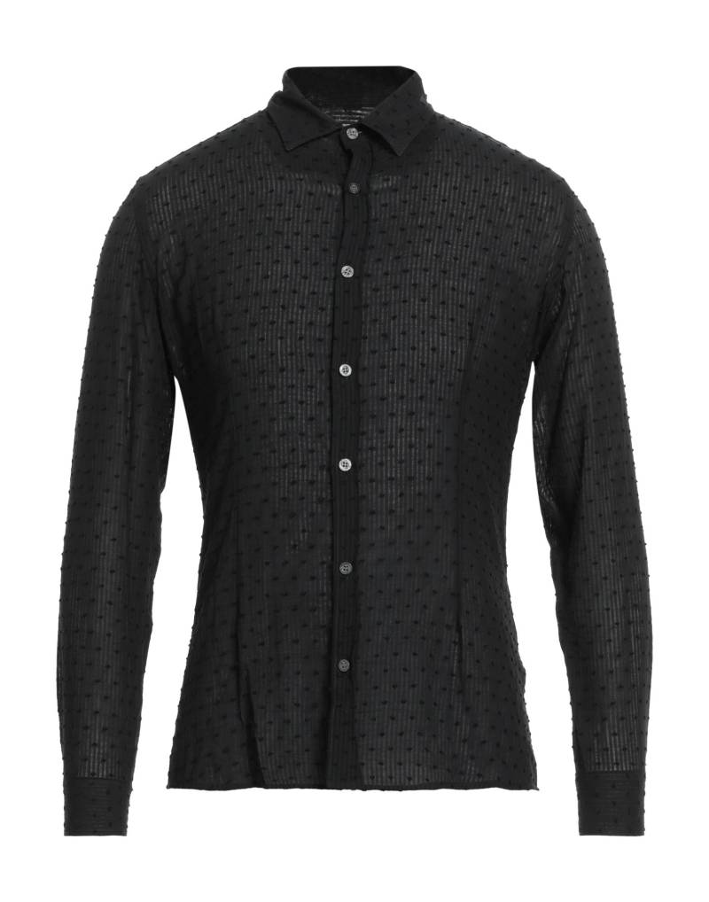 DANIELE ALESSANDRINI HOMME Hemd Herren Schwarz von DANIELE ALESSANDRINI HOMME
