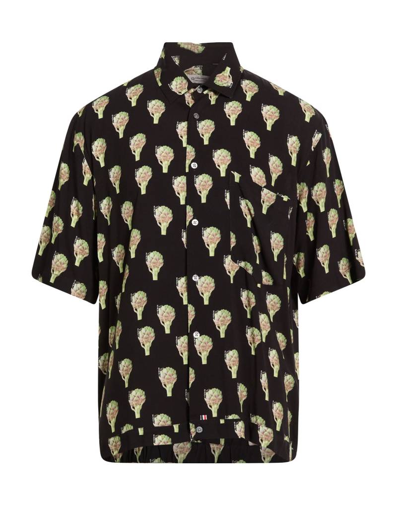 DANIELE ALESSANDRINI HOMME Hemd Herren Schwarz von DANIELE ALESSANDRINI HOMME