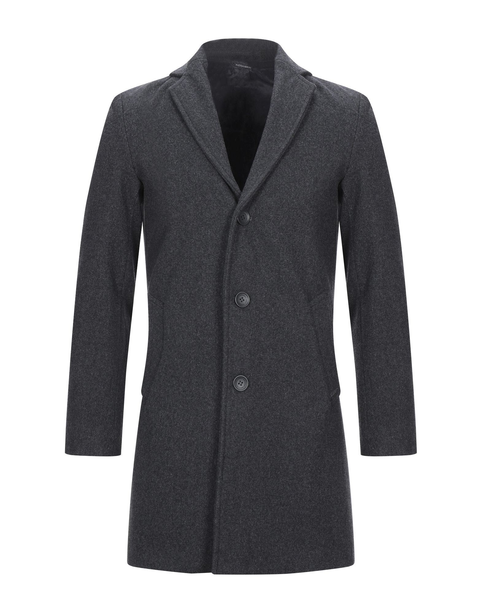 DANIELE ALESSANDRINI HOMME Mantel Herren Braungrau von DANIELE ALESSANDRINI HOMME