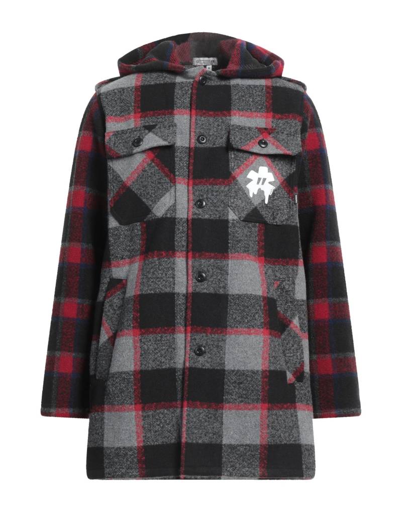 DANIELE ALESSANDRINI HOMME Mantel Herren Grau von DANIELE ALESSANDRINI HOMME