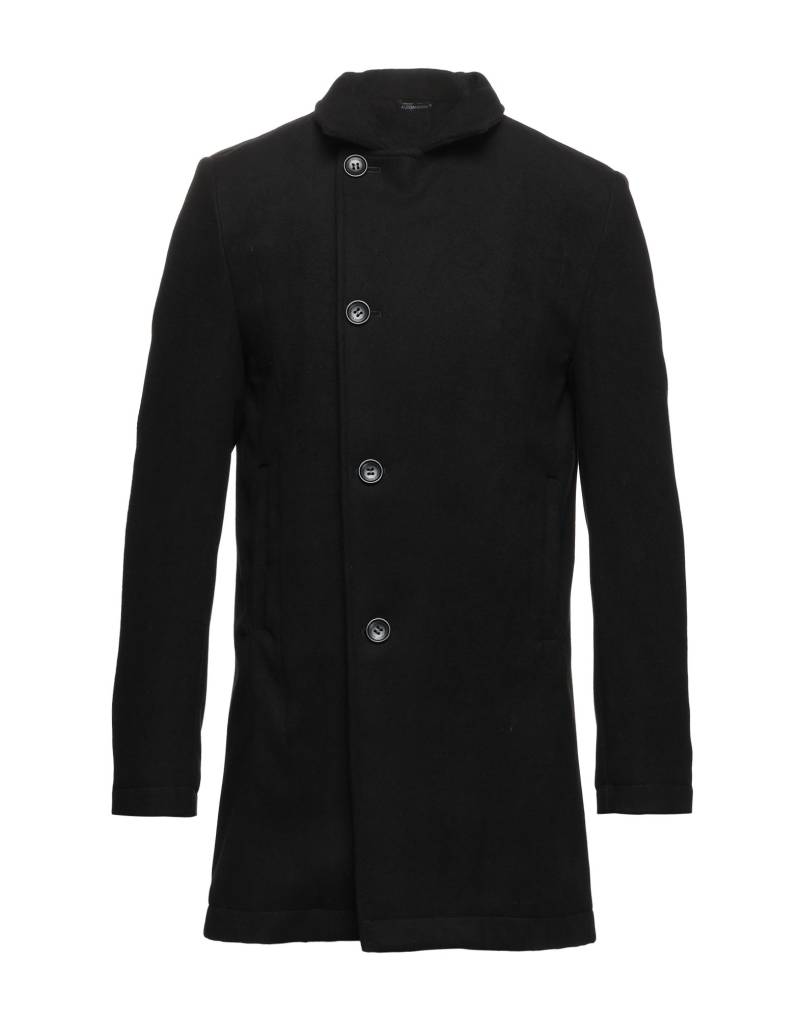 DANIELE ALESSANDRINI HOMME Mantel Herren Schwarz von DANIELE ALESSANDRINI HOMME