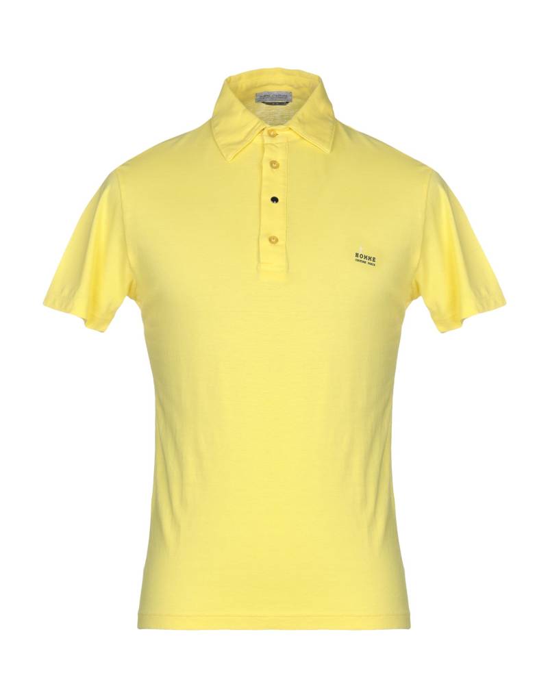 DANIELE ALESSANDRINI HOMME Poloshirt Herren Gelb von DANIELE ALESSANDRINI HOMME