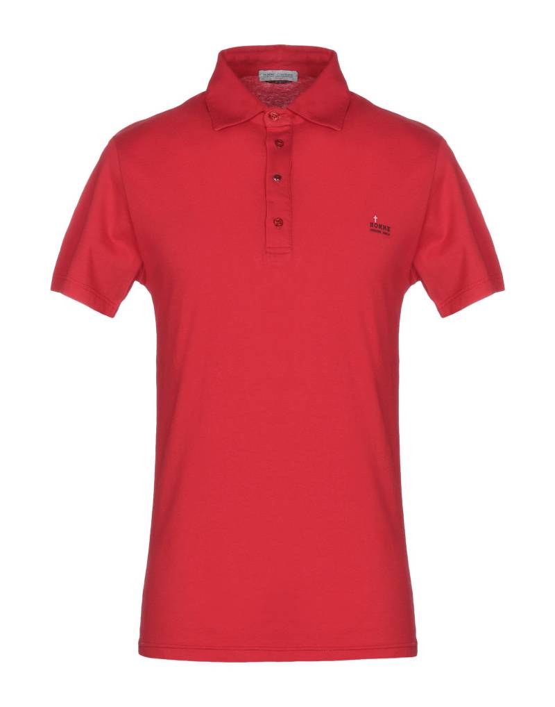 DANIELE ALESSANDRINI HOMME Poloshirt Herren Rot von DANIELE ALESSANDRINI HOMME