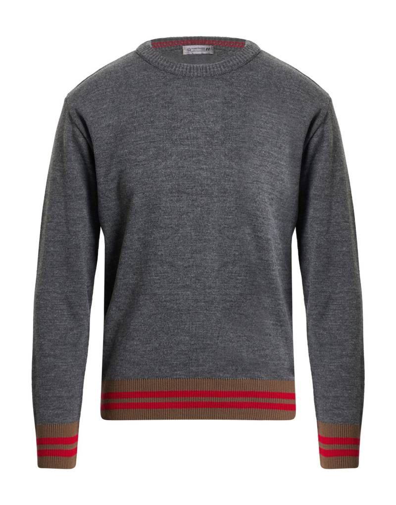 DANIELE ALESSANDRINI HOMME Pullover Herren Braungrau von DANIELE ALESSANDRINI HOMME