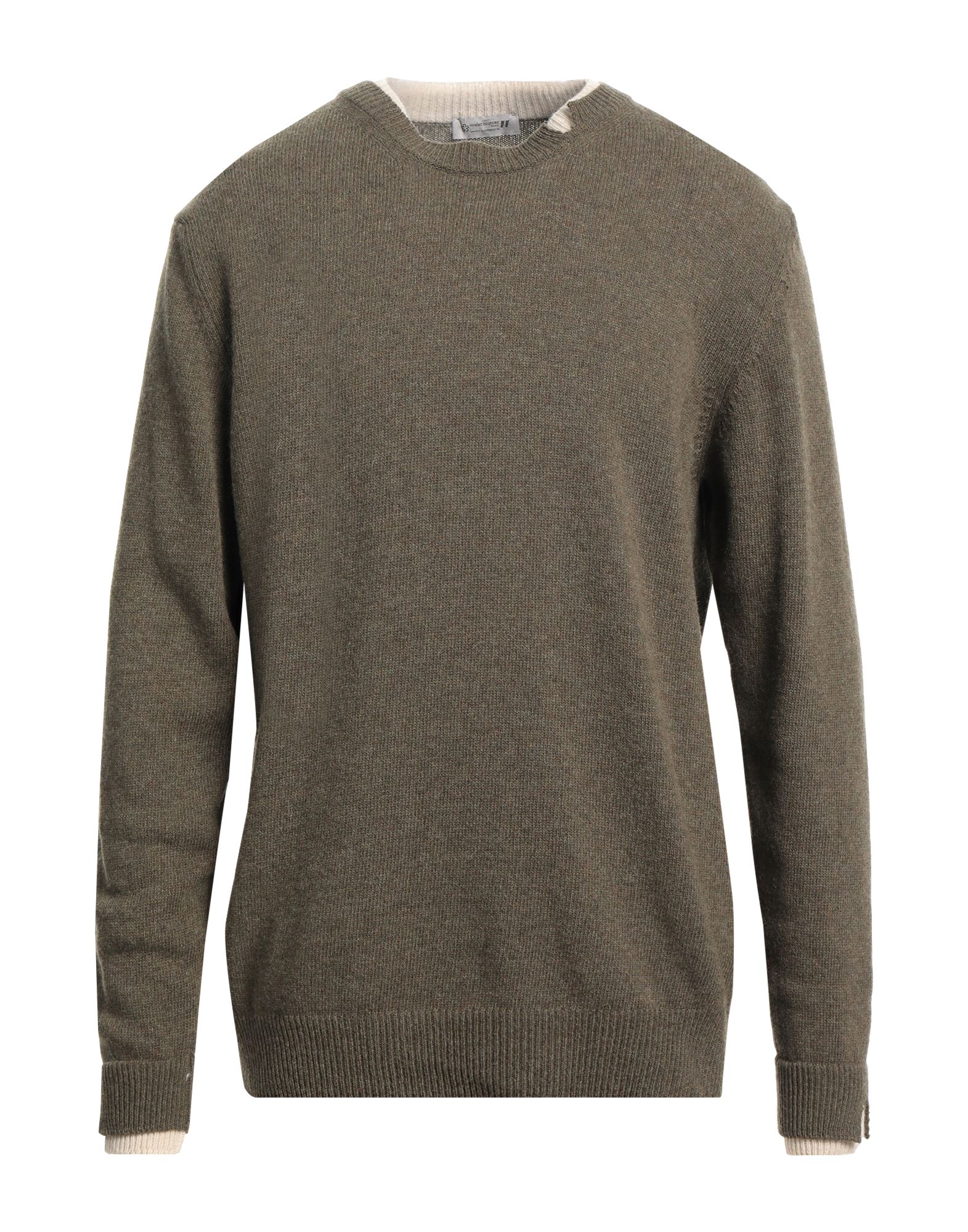 DANIELE ALESSANDRINI HOMME Pullover Herren Militärgrün von DANIELE ALESSANDRINI HOMME