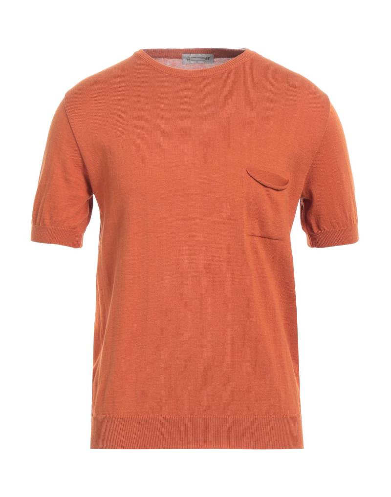 DANIELE ALESSANDRINI HOMME Pullover Herren Orange von DANIELE ALESSANDRINI HOMME