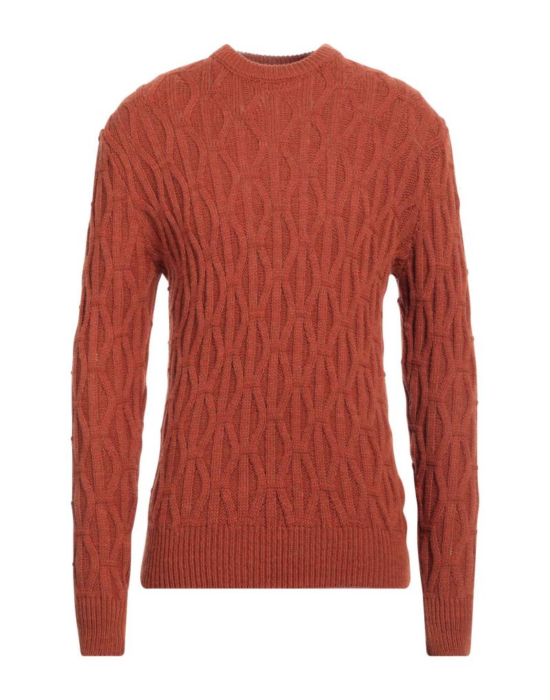 DANIELE ALESSANDRINI HOMME Pullover Herren Rostrot von DANIELE ALESSANDRINI HOMME