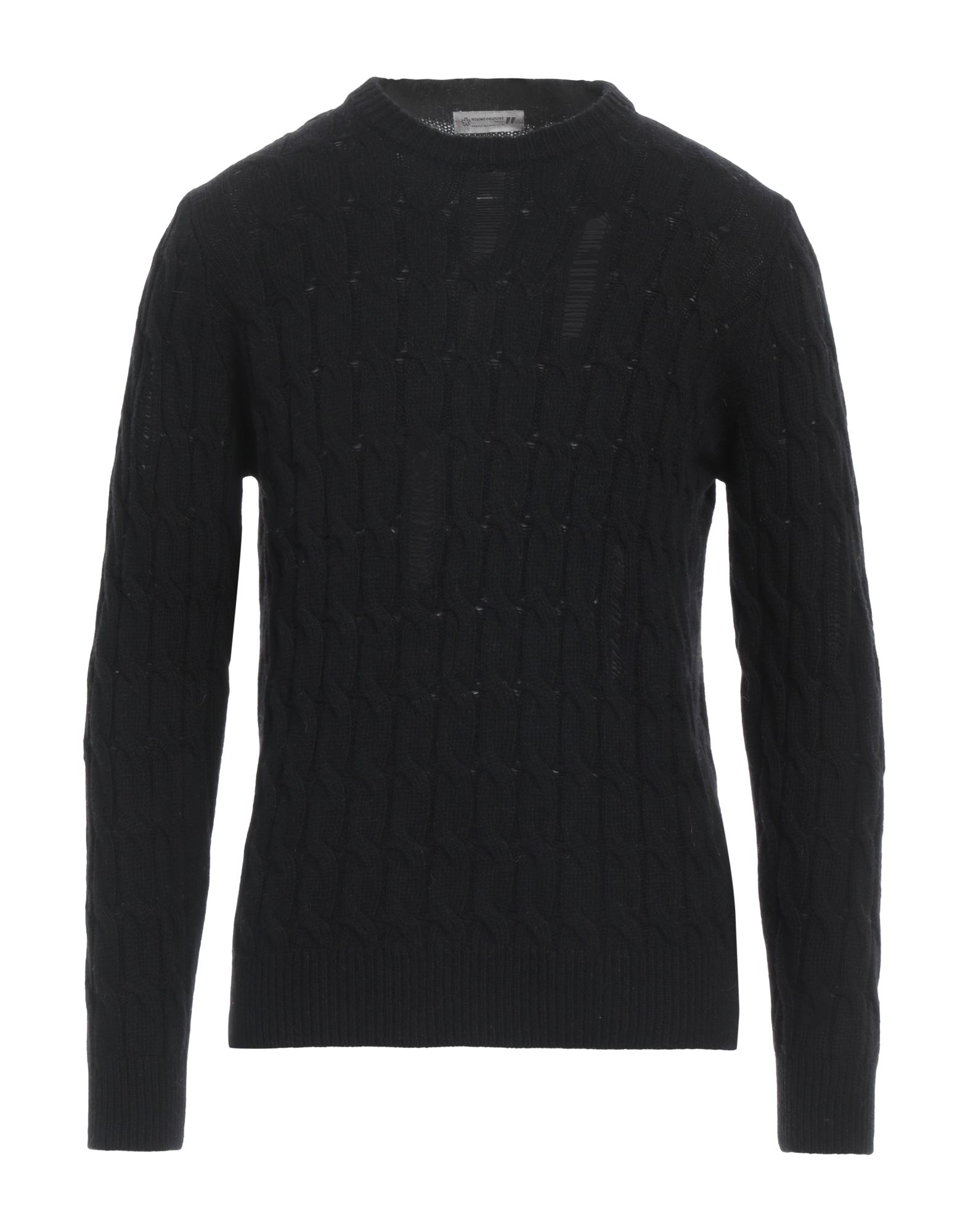 DANIELE ALESSANDRINI HOMME Pullover Herren Schwarz von DANIELE ALESSANDRINI HOMME