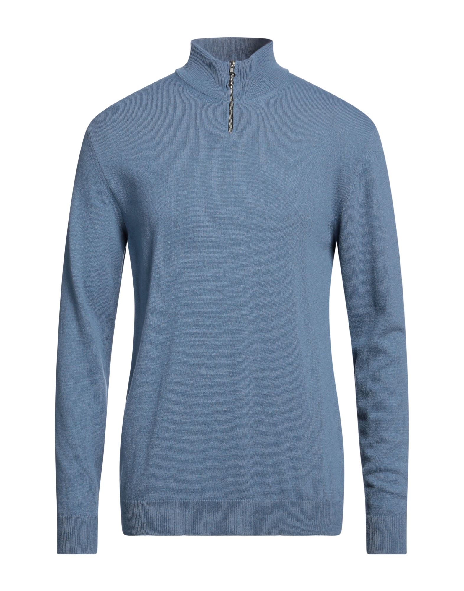 DANIELE ALESSANDRINI HOMME Rollkragenpullover Herren Blaugrau von DANIELE ALESSANDRINI HOMME