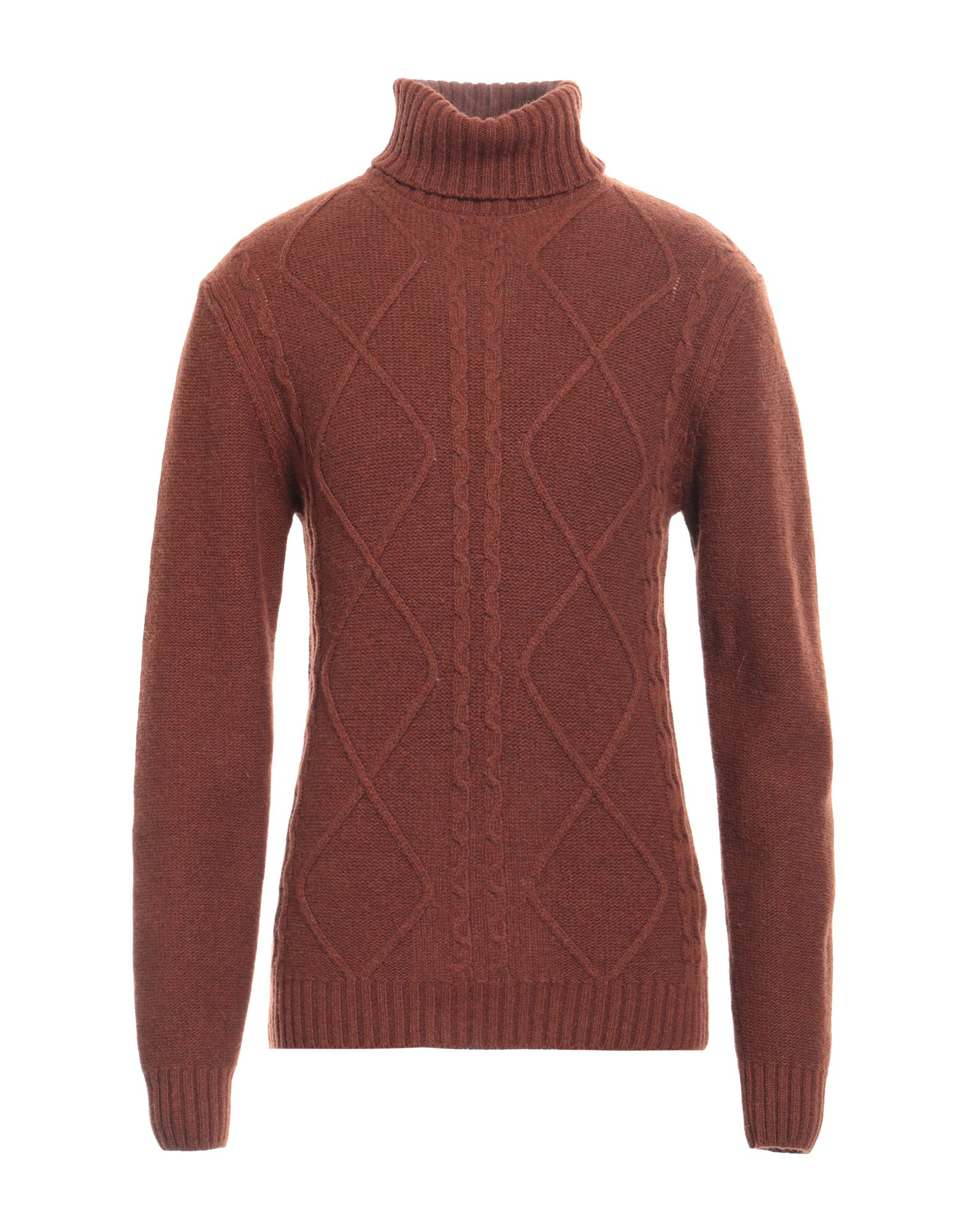 DANIELE ALESSANDRINI HOMME Rollkragenpullover Herren Braun von DANIELE ALESSANDRINI HOMME