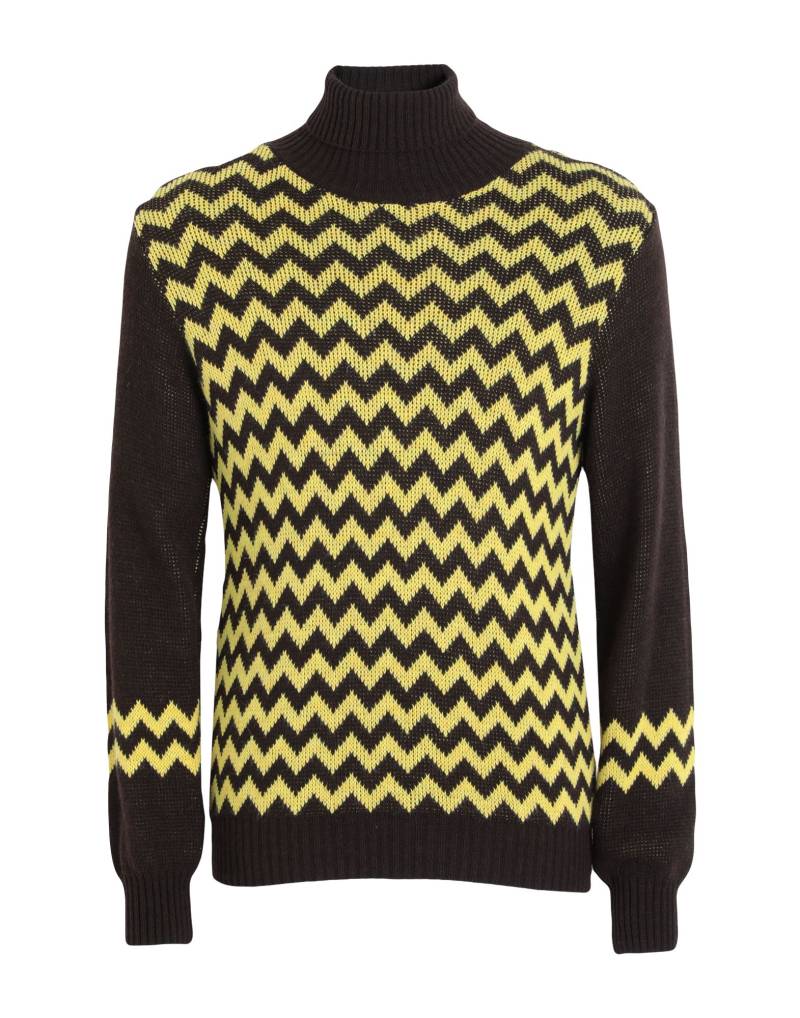 DANIELE ALESSANDRINI HOMME Rollkragenpullover Herren Gelb von DANIELE ALESSANDRINI HOMME