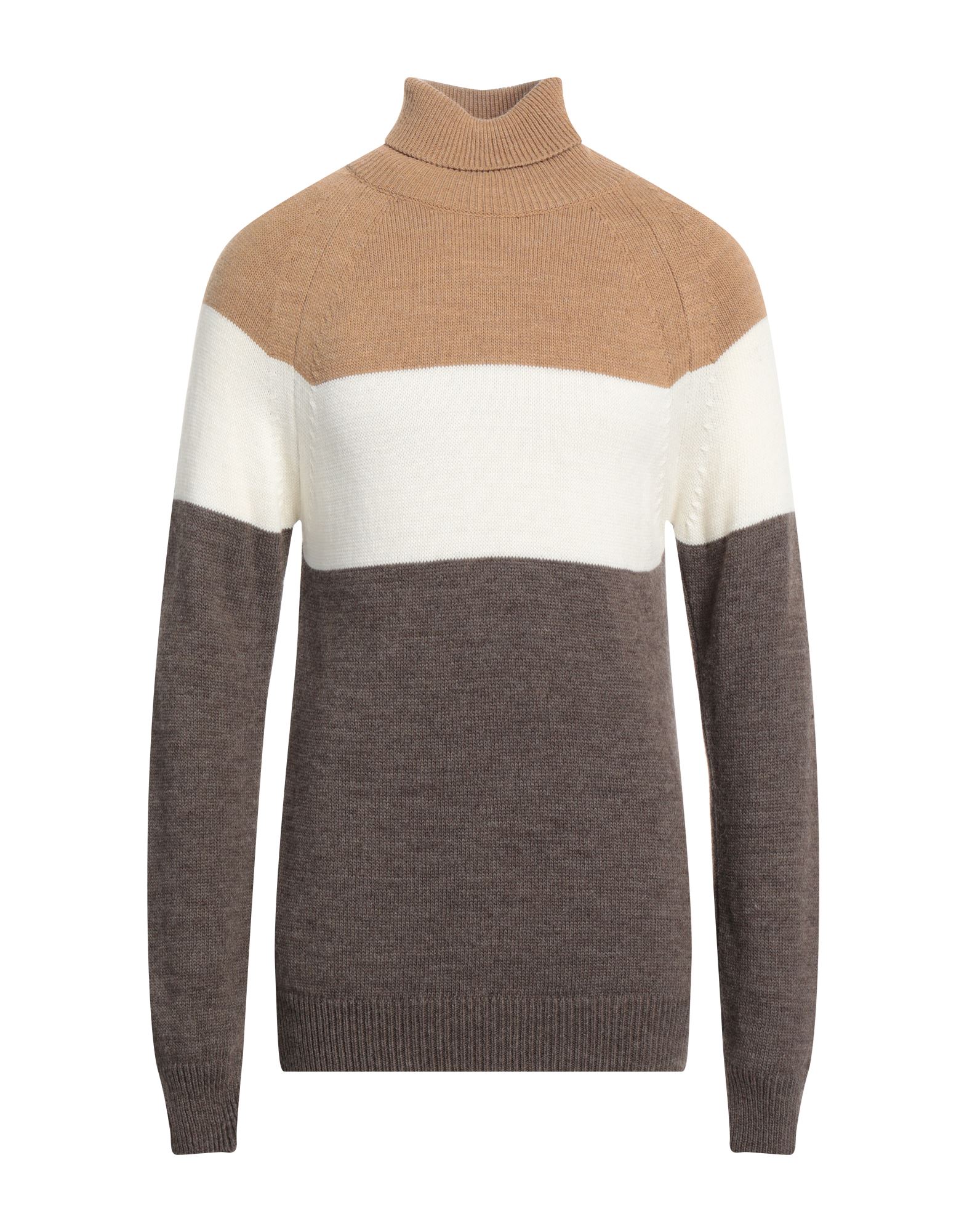 DANIELE ALESSANDRINI HOMME Rollkragenpullover Herren Kamel von DANIELE ALESSANDRINI HOMME