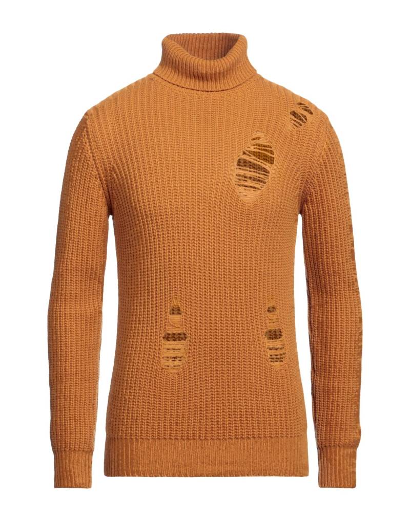 DANIELE ALESSANDRINI HOMME Rollkragenpullover Herren Kamel von DANIELE ALESSANDRINI HOMME