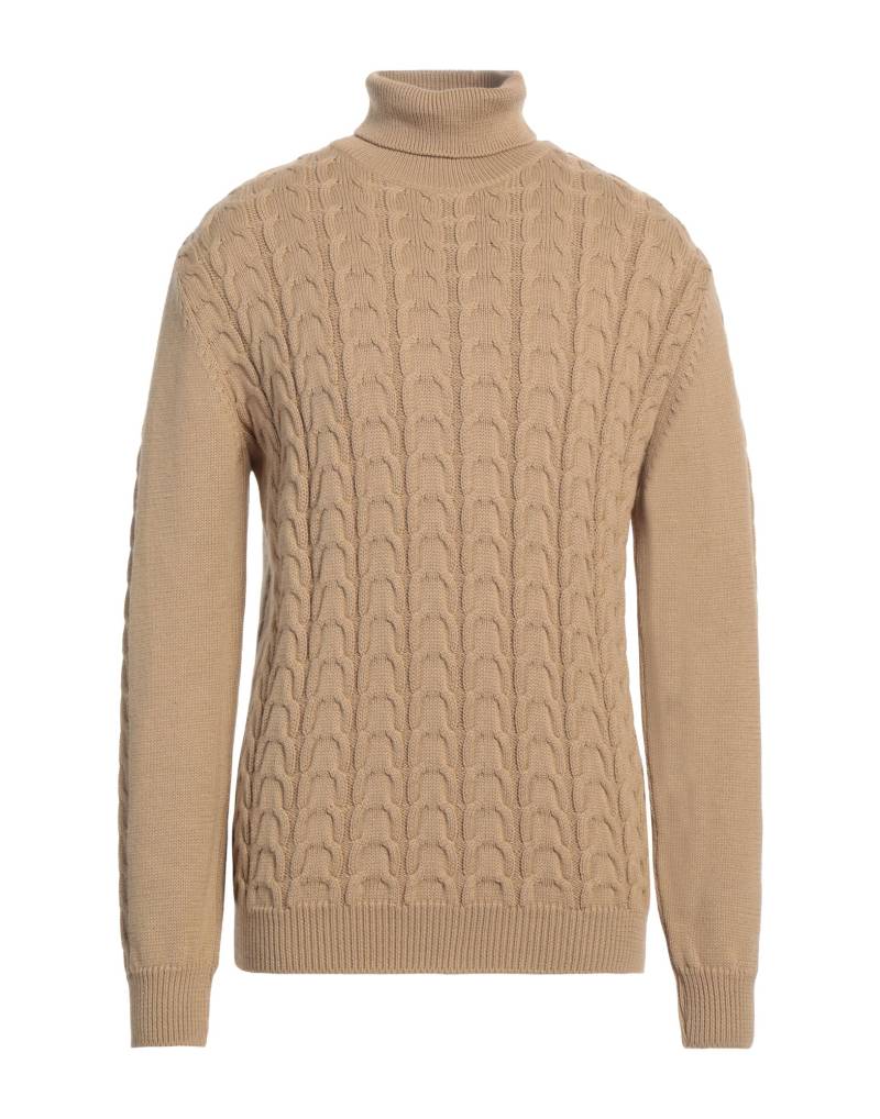 DANIELE ALESSANDRINI HOMME Rollkragenpullover Herren Kamel von DANIELE ALESSANDRINI HOMME