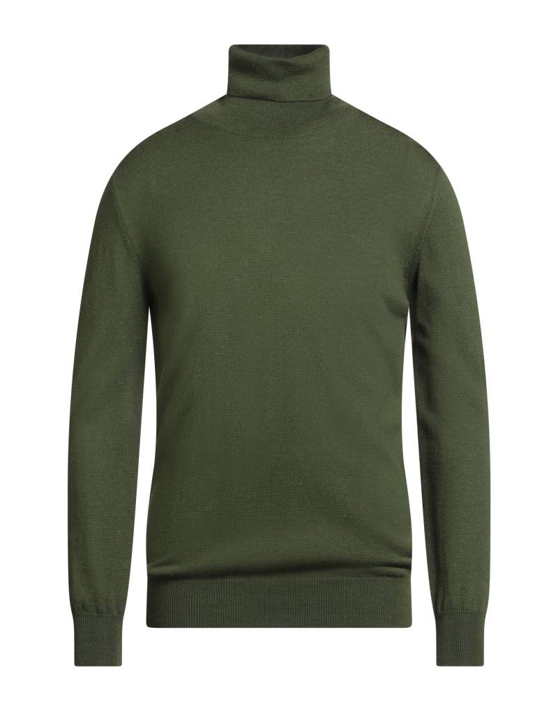 DANIELE ALESSANDRINI HOMME Rollkragenpullover Herren Militärgrün von DANIELE ALESSANDRINI HOMME