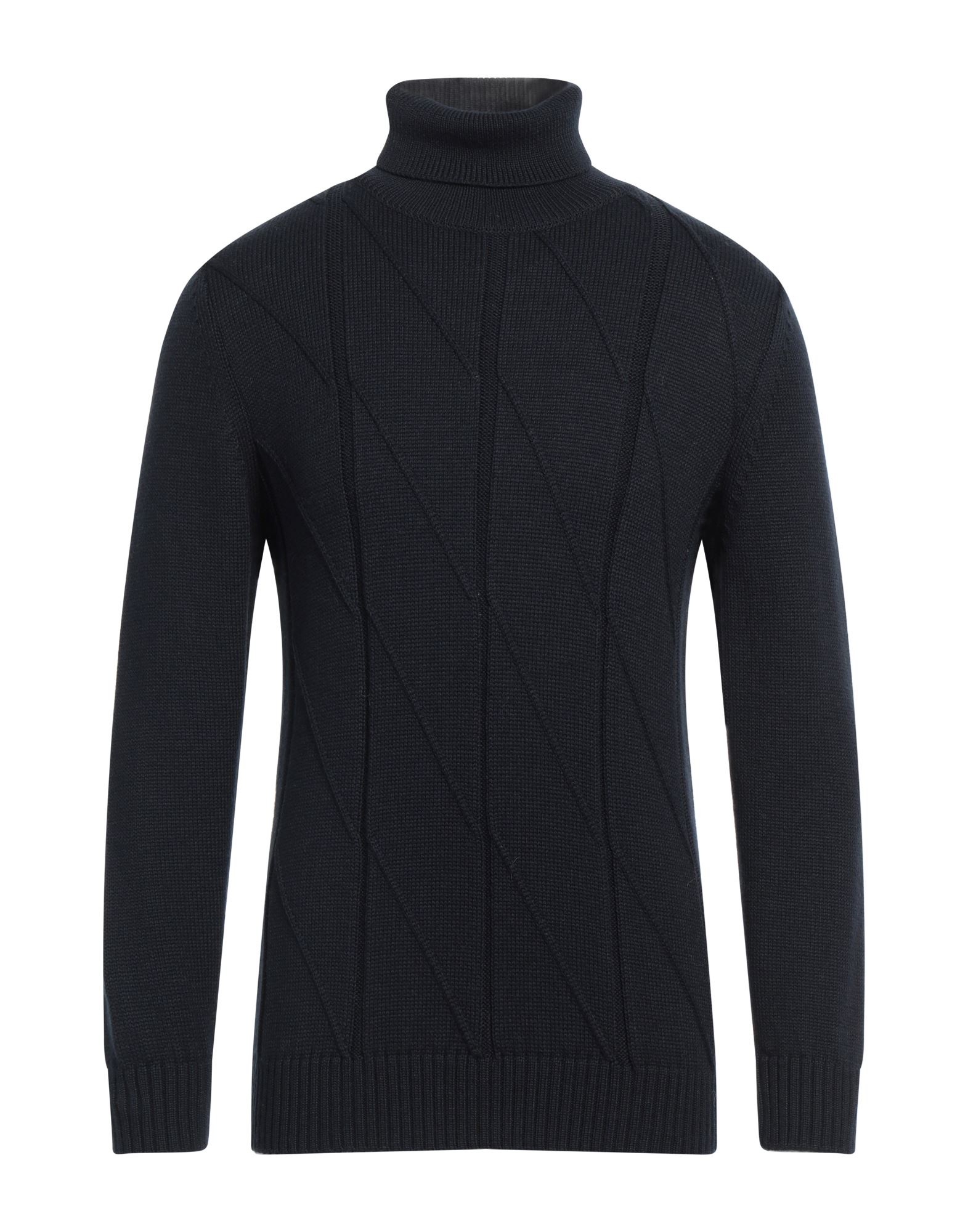 DANIELE ALESSANDRINI HOMME Rollkragenpullover Herren Nachtblau von DANIELE ALESSANDRINI HOMME