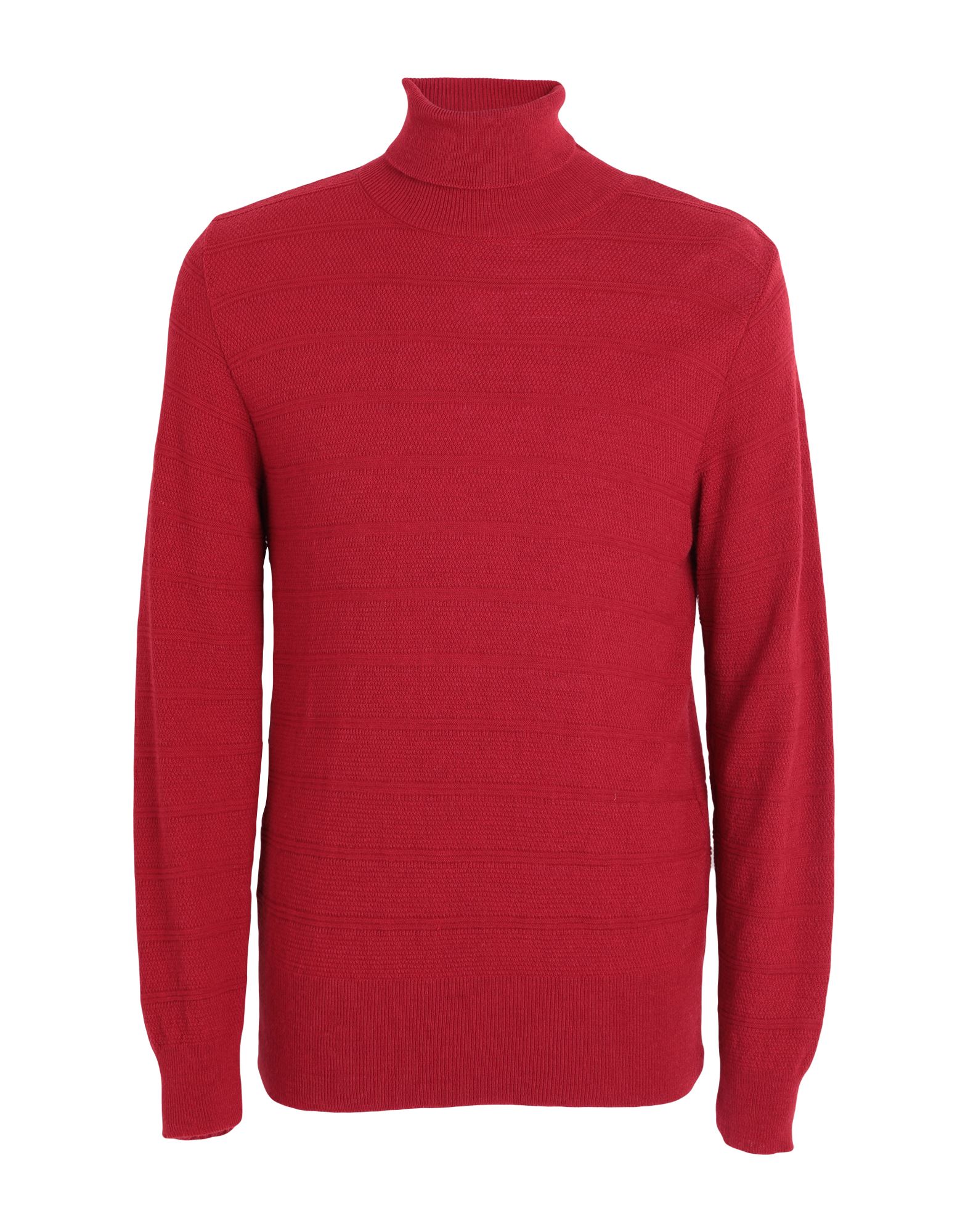 DANIELE ALESSANDRINI HOMME Rollkragenpullover Herren Rot von DANIELE ALESSANDRINI HOMME