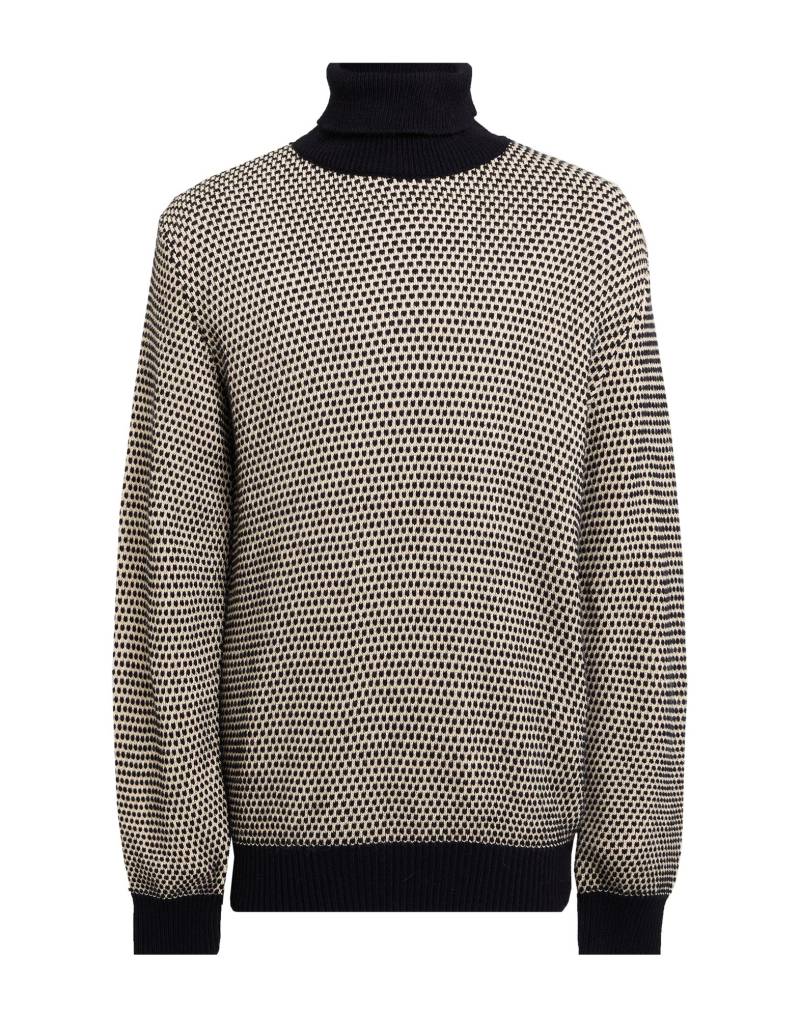 DANIELE ALESSANDRINI HOMME Rollkragenpullover Herren Schwarz von DANIELE ALESSANDRINI HOMME