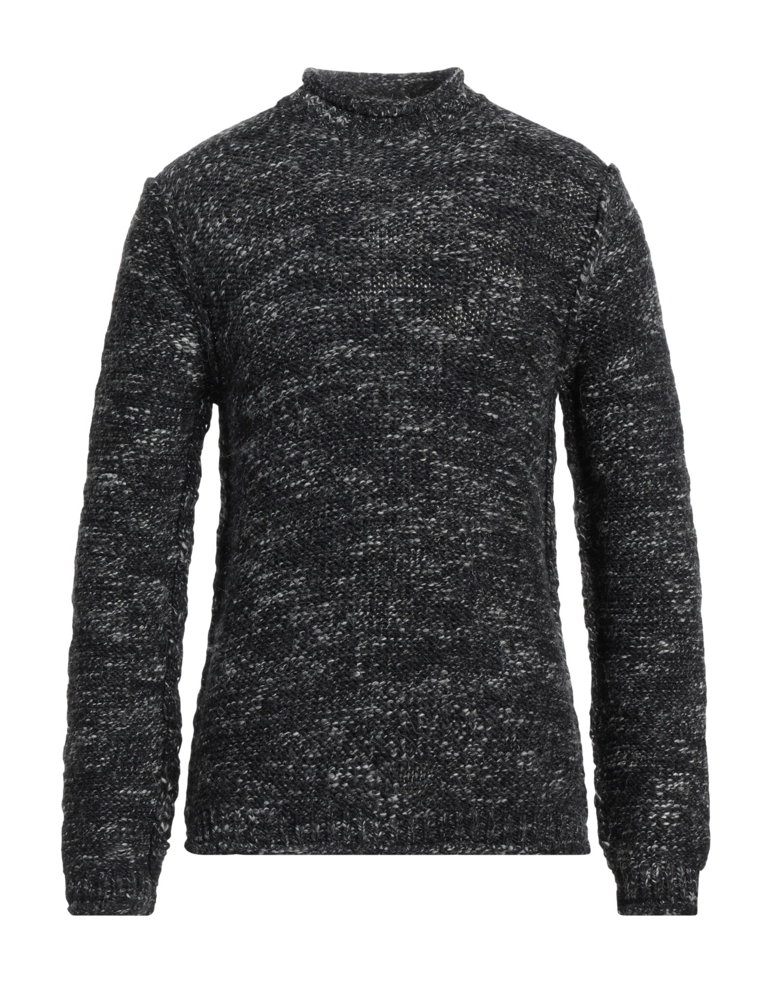 DANIELE ALESSANDRINI HOMME Rollkragenpullover Herren Schwarz von DANIELE ALESSANDRINI HOMME