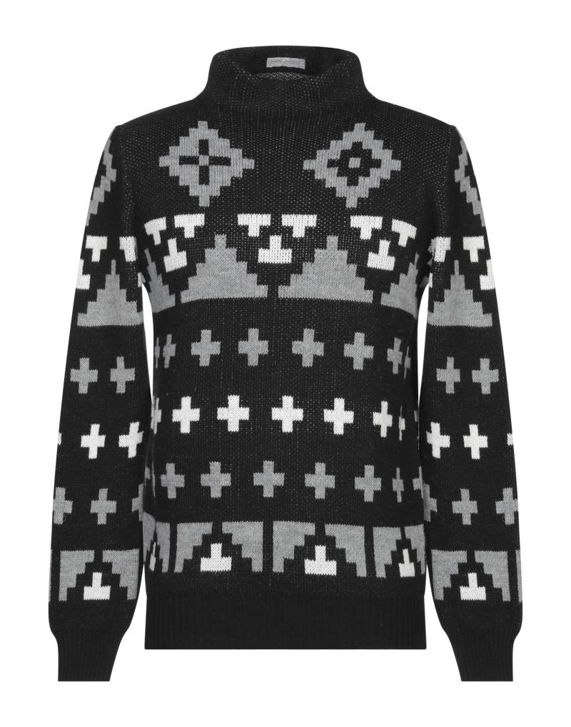 DANIELE ALESSANDRINI HOMME Rollkragenpullover Herren Schwarz von DANIELE ALESSANDRINI HOMME