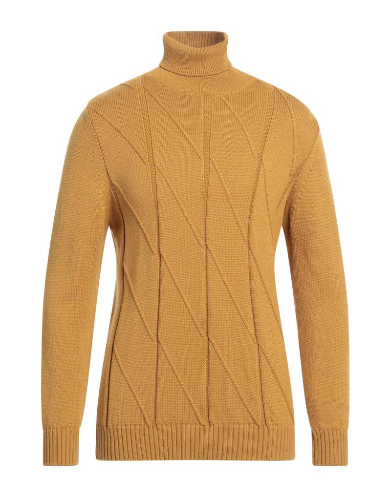 DANIELE ALESSANDRINI HOMME Rollkragenpullover Herren Senf von DANIELE ALESSANDRINI HOMME