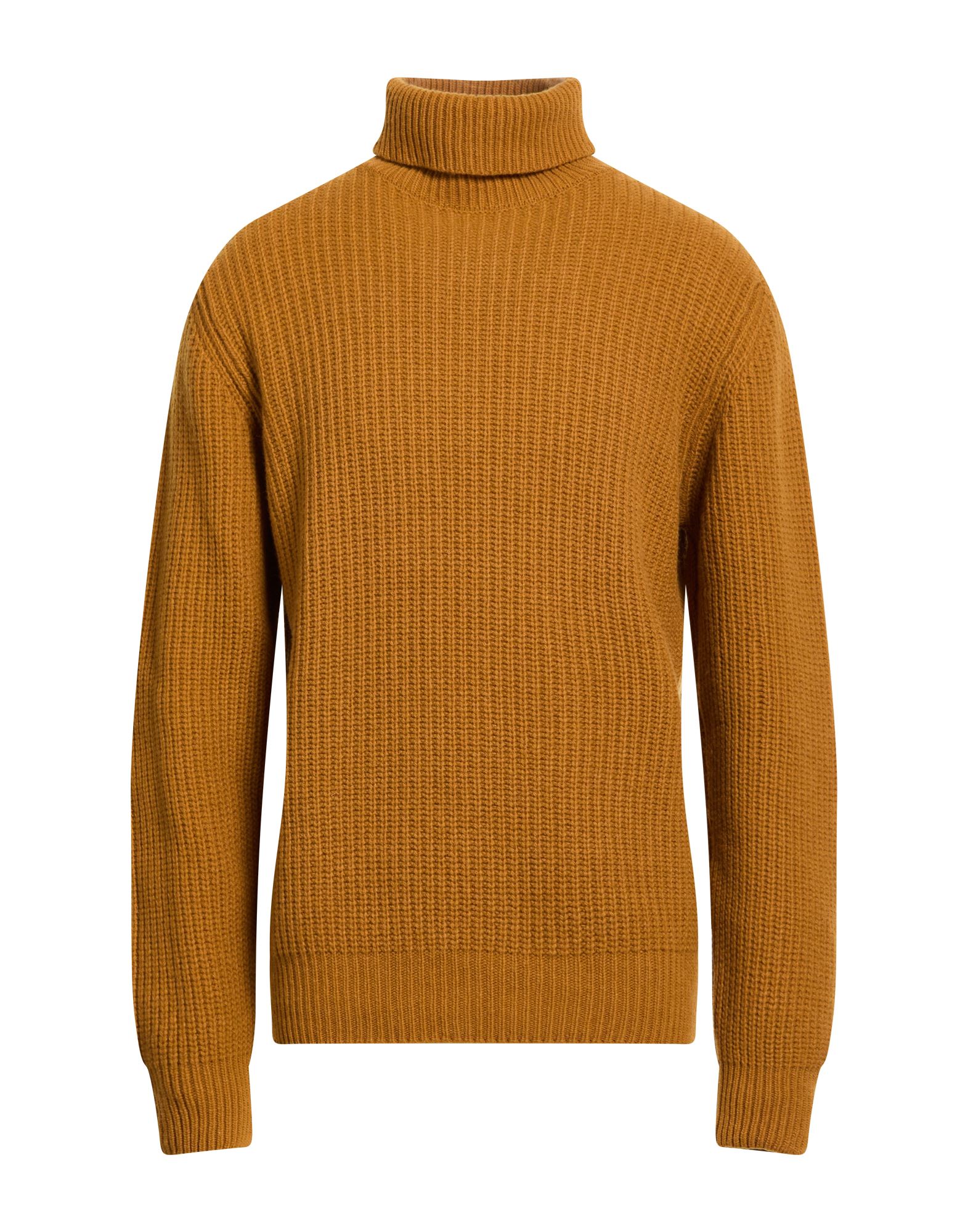 DANIELE ALESSANDRINI HOMME Rollkragenpullover Herren Senf von DANIELE ALESSANDRINI HOMME