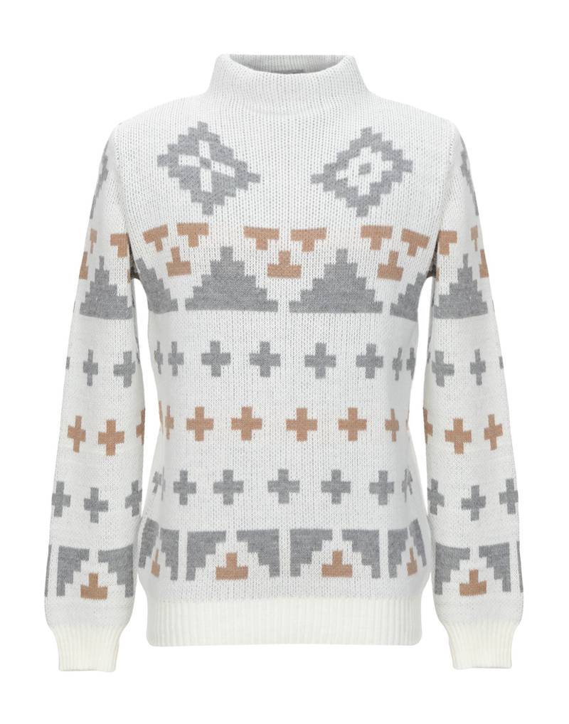 DANIELE ALESSANDRINI HOMME Rollkragenpullover Herren Weiß von DANIELE ALESSANDRINI HOMME