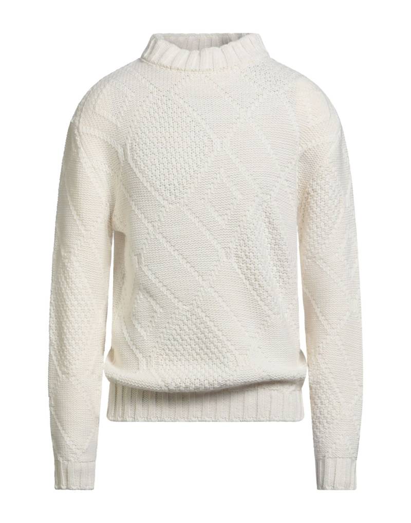 DANIELE ALESSANDRINI HOMME Rollkragenpullover Herren Weiß von DANIELE ALESSANDRINI HOMME