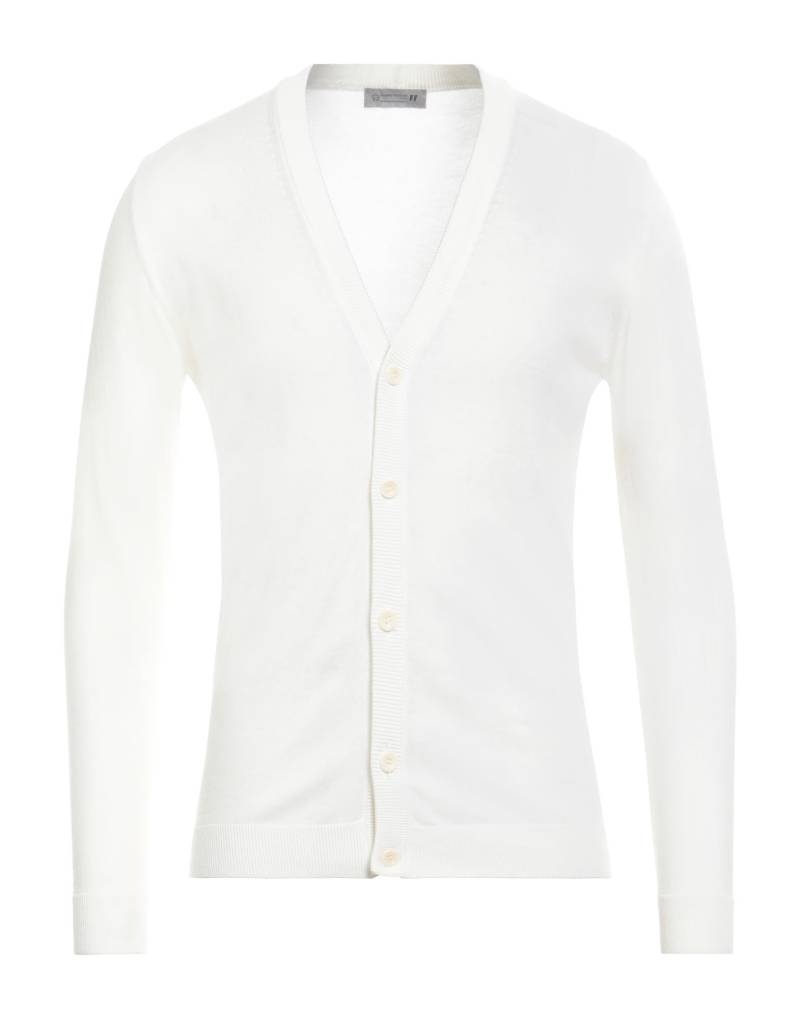 DANIELE ALESSANDRINI HOMME Strickjacke Herren Weiß von DANIELE ALESSANDRINI HOMME