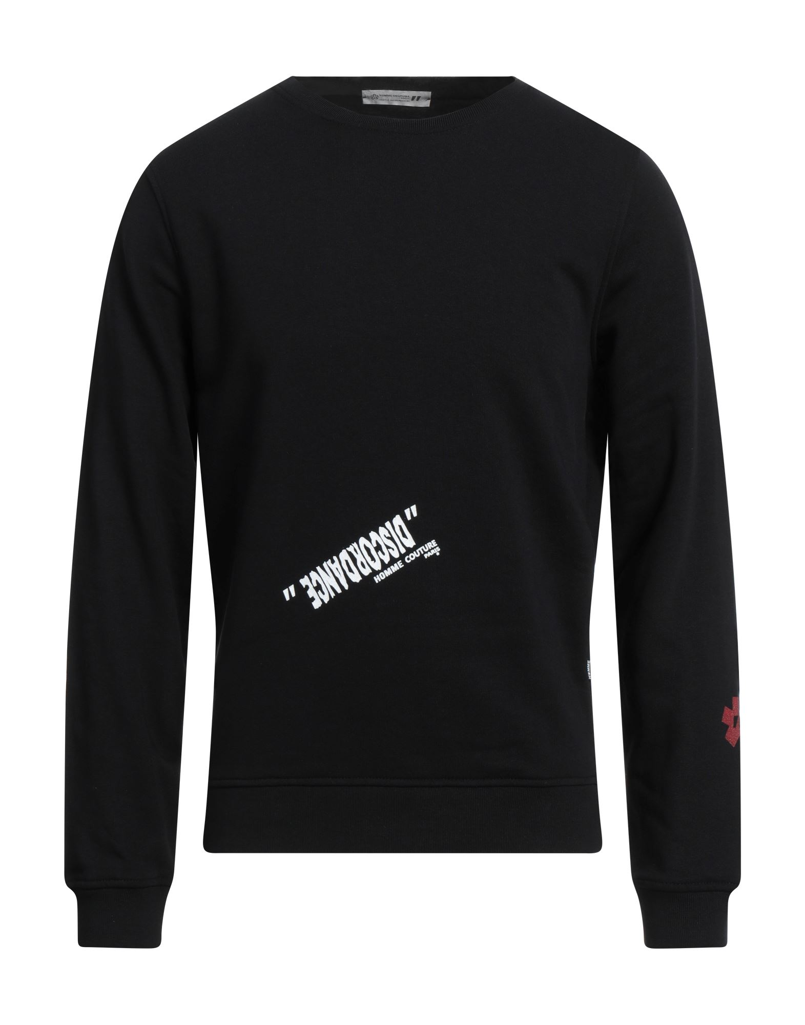 DANIELE ALESSANDRINI HOMME Sweatshirt Herren Schwarz von DANIELE ALESSANDRINI HOMME