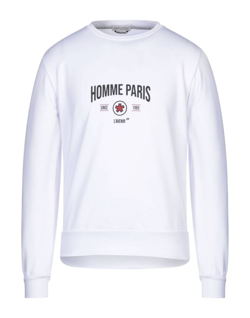 DANIELE ALESSANDRINI HOMME Sweatshirt Herren Weiß von DANIELE ALESSANDRINI HOMME