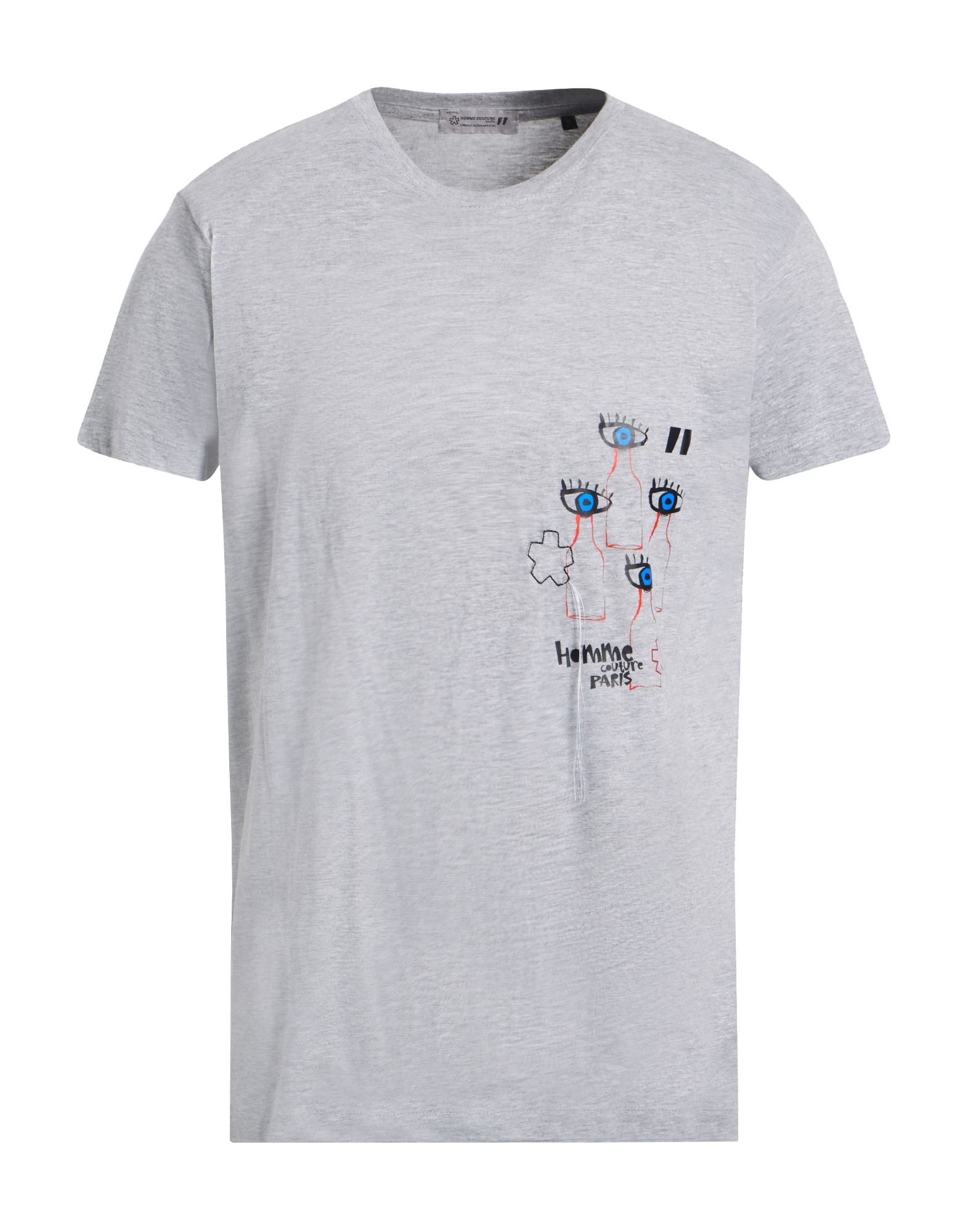 DANIELE ALESSANDRINI HOMME T-shirts Herren Grau von DANIELE ALESSANDRINI HOMME