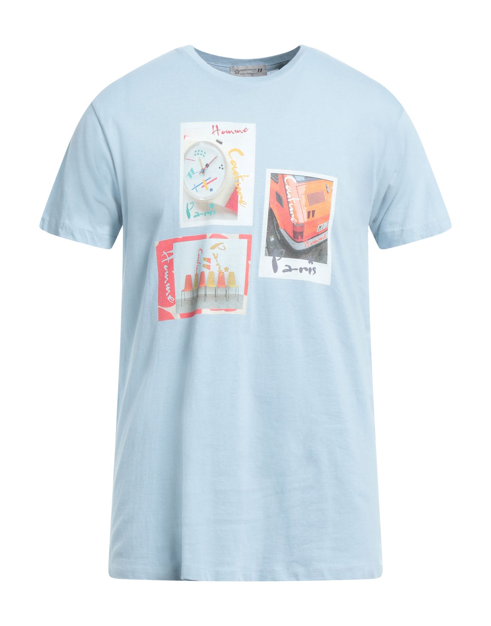 DANIELE ALESSANDRINI HOMME T-shirts Herren Hellblau von DANIELE ALESSANDRINI HOMME