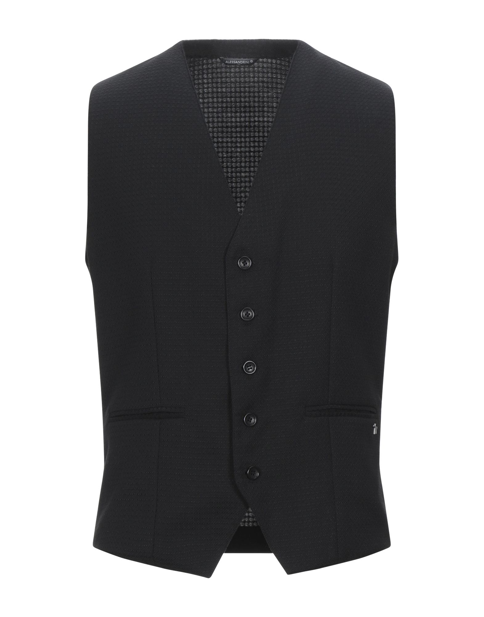 DANIELE ALESSANDRINI HOMME Couture-weste Herren Schwarz von DANIELE ALESSANDRINI HOMME