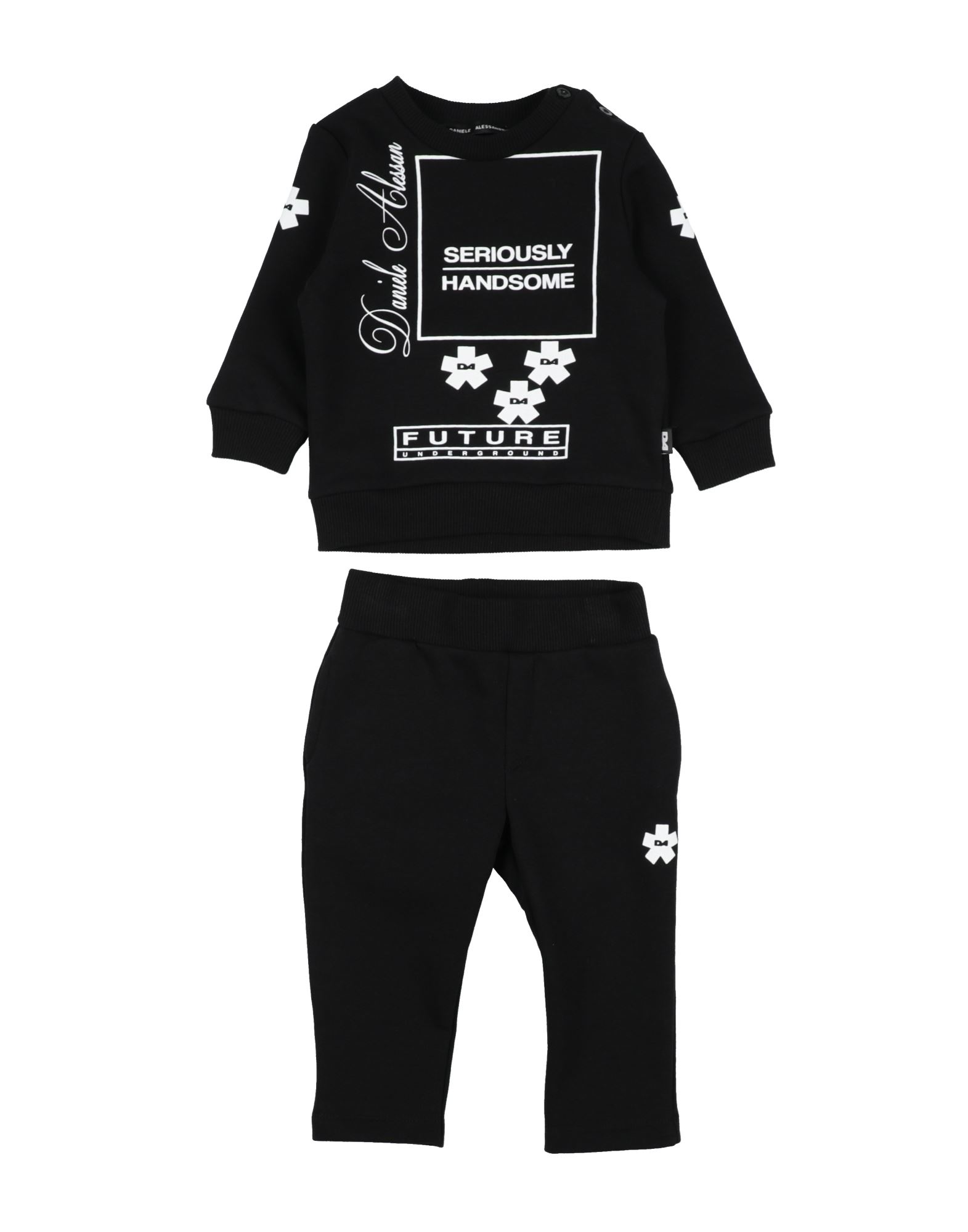 DANIELE ALESSANDRINI Babykleidung-set Kinder Schwarz DANIELE ALESSANDRINI Babykleidung-set Kinder Schwarz von DANIELE ALESSANDRINI