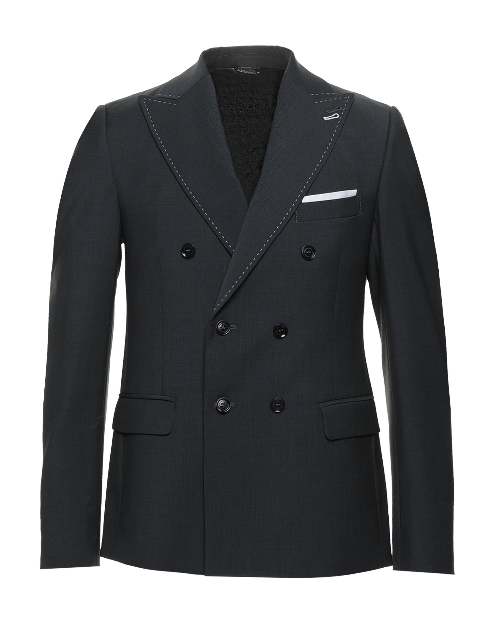 DANIELE ALESSANDRINI Blazer Herren Blei von DANIELE ALESSANDRINI