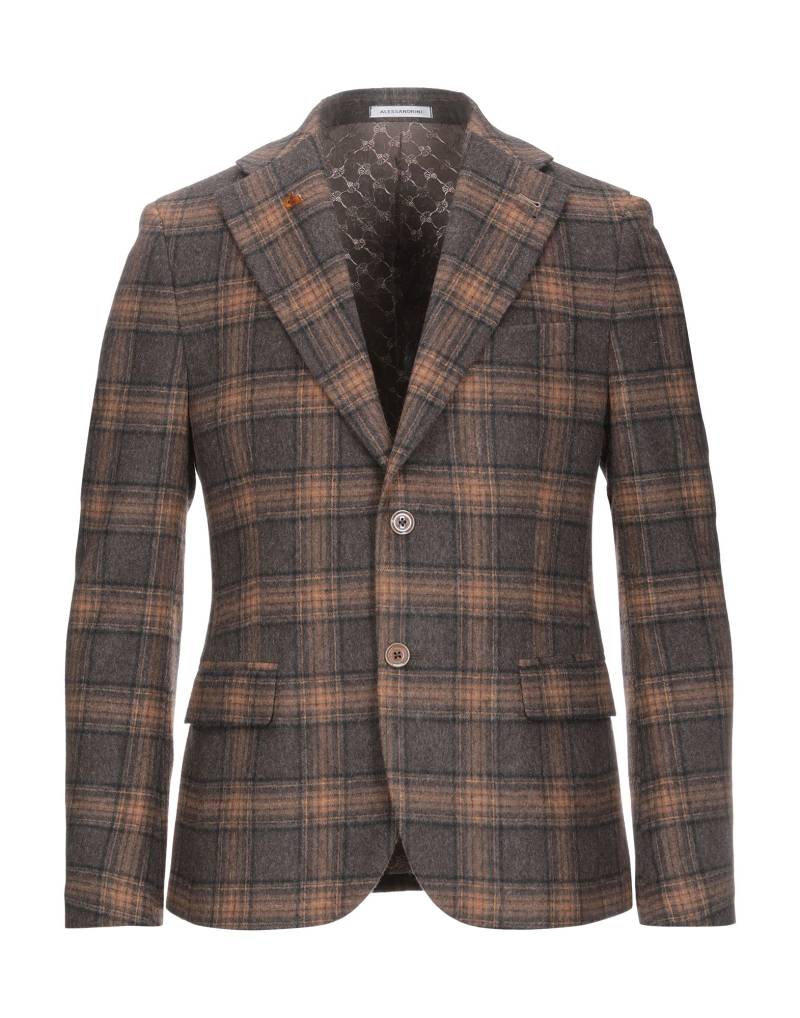 DANIELE ALESSANDRINI Blazer Herren Dunkelbraun von DANIELE ALESSANDRINI