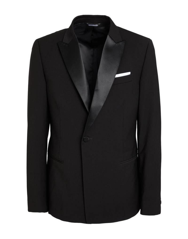 DANIELE ALESSANDRINI Blazer Herren Schwarz von DANIELE ALESSANDRINI