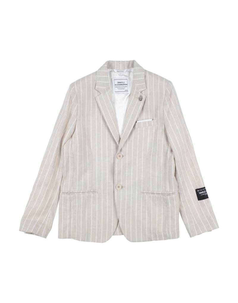 DANIELE ALESSANDRINI Blazer Kinder Beige von DANIELE ALESSANDRINI