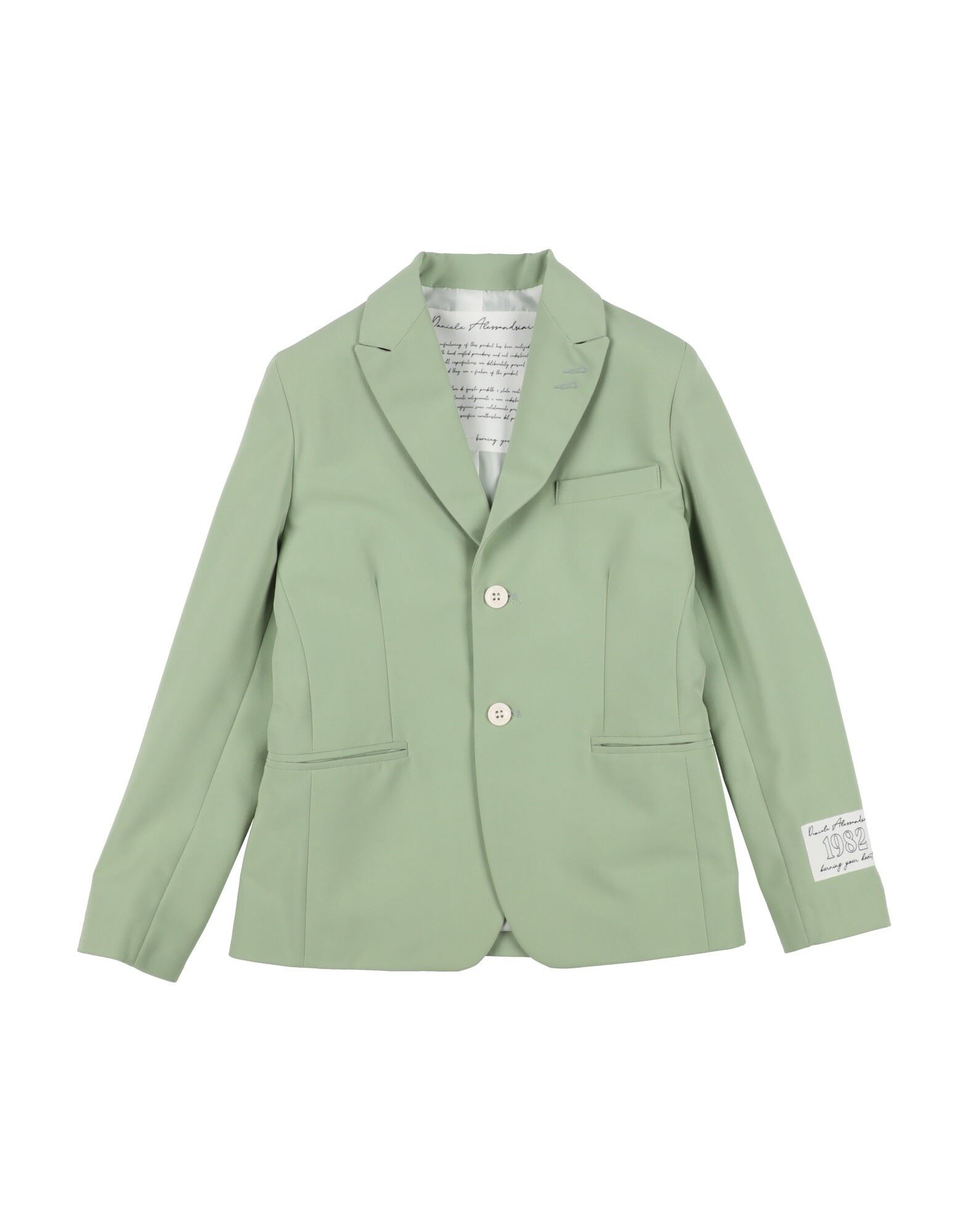 DANIELE ALESSANDRINI Blazer Kinder Salbeigrün von DANIELE ALESSANDRINI
